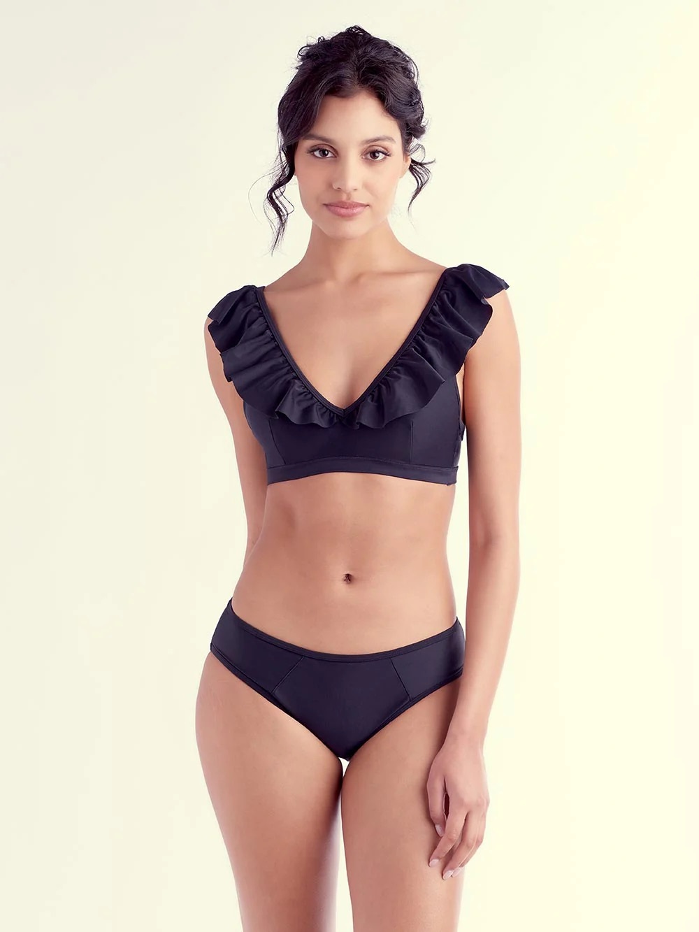 The Little Bra Company Camille Bikini Top in 30C and Bottoms x 2 in S and M